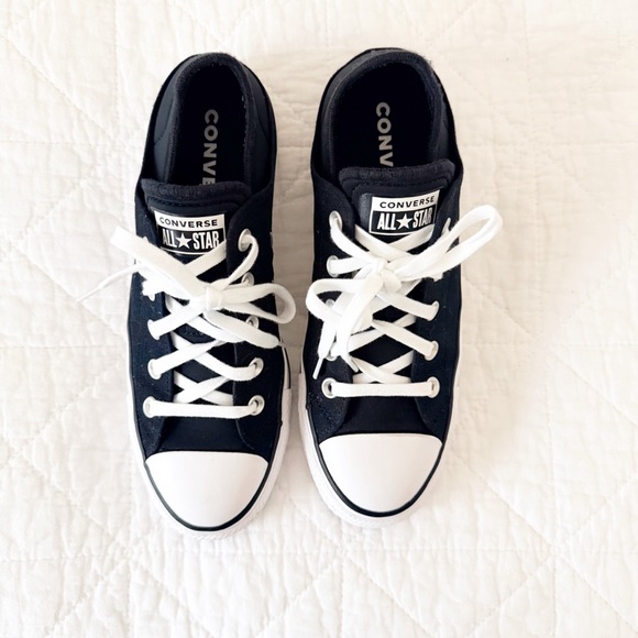 Converse Chuck Taylor All Star Crush Heel Sneakers Black 8 - Picture 8 of 8